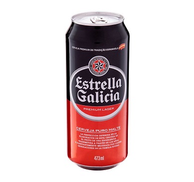 [3796] CERVEZA ESTRELLA GALICIA LATA 473 ML