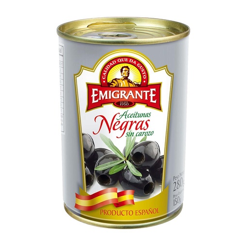 [414] ACEITUNAS EL EMIGRANTE NEGRAS 240 GRAMOS