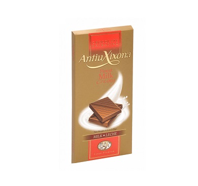 [1599] CHOCOLATE ANTIU XIXONA EXTRA FINO LECHE 100 GRAMOS