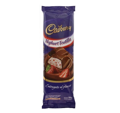 [1773] CHOCOLATE CADBURY YOGHURT FRUTILLA 162 GRAMOS