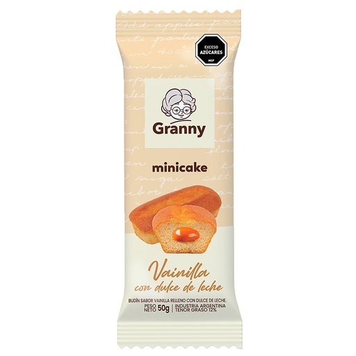 [35431] MINI CAKE GRANNY RELLENA DULCE DE LECHE 40 GRAMOS