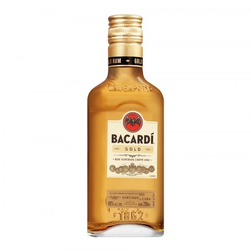 [2642] RON BACARDI CARTA ORO 200 ML