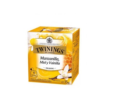 [371] TE TWININGS MANZANILLA MIEL Y VAINILLA 10 SOBRES