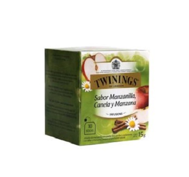 [1987] TE TWININGS MANZANILLA, CANELA Y MANZANA 10 SOBRES