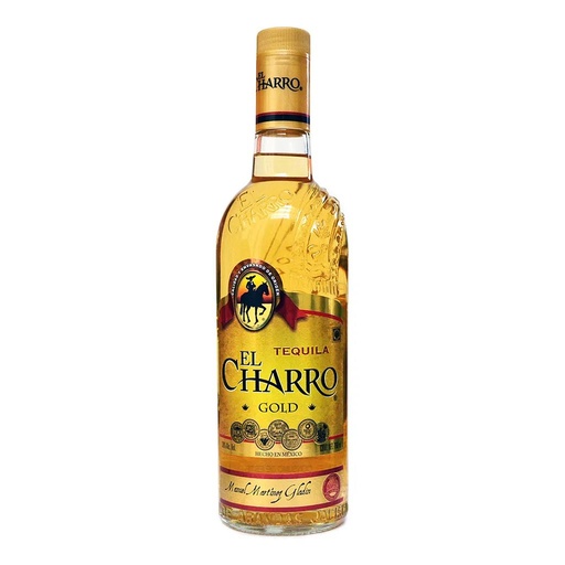 [1653] TEQUILA EL CHARRO GOLD 750 ML