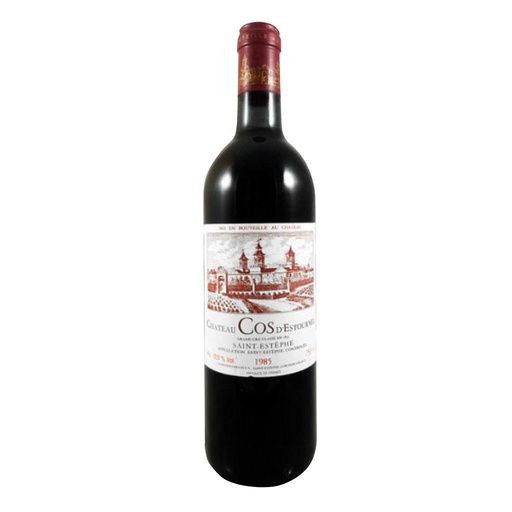 [100190] VINO CHATEAU COS D'ESTOURNEL SAINT ESTEPHE 1985 750 ML