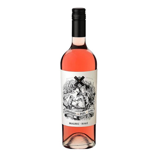 [30066] VINO CORDERO CON PIEL DE LOBO ROSE - MALBEC 750 ML