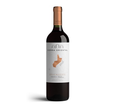 [3595] VINO SIERRA ORIENTAL GRAN RESERVA PETIT VERDOT 750 ML