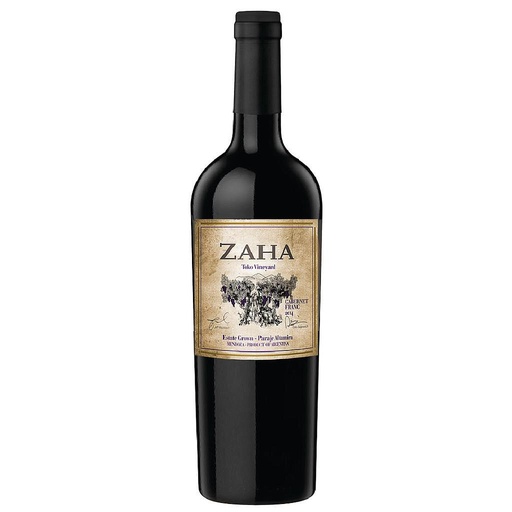 [33015] VINO ZAHA CABERNET FRANC 750 ML