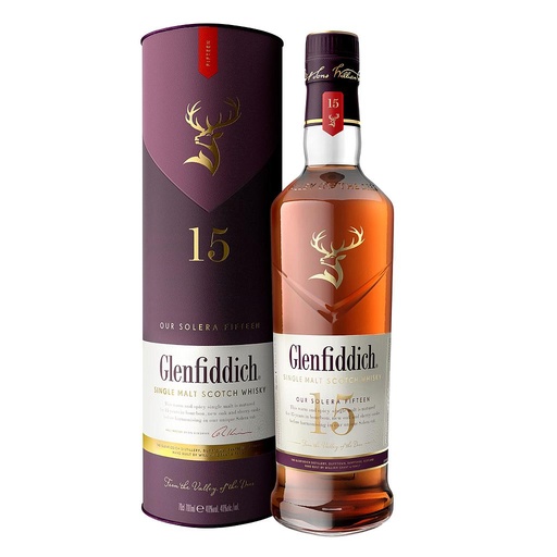 [2739] WHISKY DE MALTA ESCOCES GLENFIDDICH 15 AÑOS 750 ML