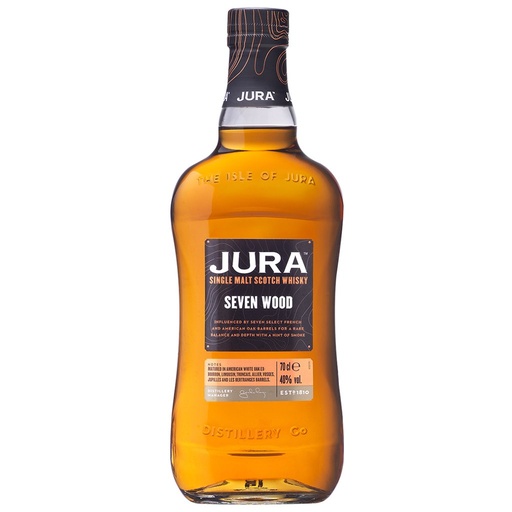[30799] WHISKY DE MALTA JURA SEVEN WOOD 700 ML