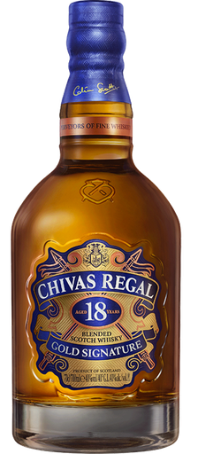 [512] WHISKY ESCOCES CHIVAS REGAL 18 AÑOS 750 ML