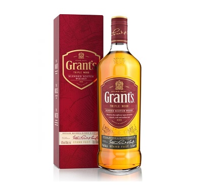 [747] WHISKY ESCOCES GRANTS ROJO 1 LITRO