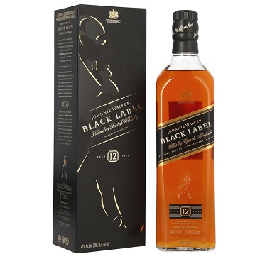 [2611] WHISKY ESCOCES JOHNNIE WALKER BLACK LABEL 750 ML