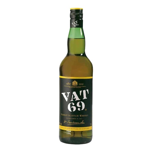 [738] WHISKY ESCOCES VAT 69 1 LITRO